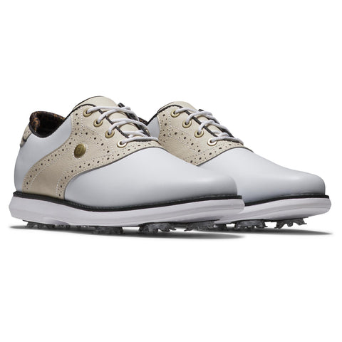 Chaussure FJ Traditions FEMME – Blanc / Fauve / Noir
