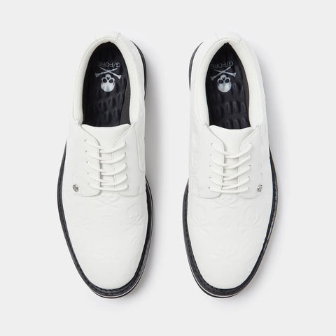 Chaussure Gallivanter Crâne & Tees embossés HOMME – Neige / Onyx