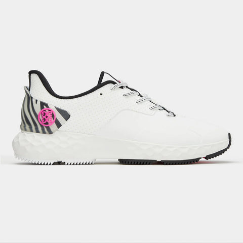 Chaussure MG4+ FEMME – Perforée avec accents zébrés – Neige