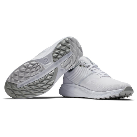 Chaussure FootJoy Flex HOMME – Blanc/Blanc/Gris