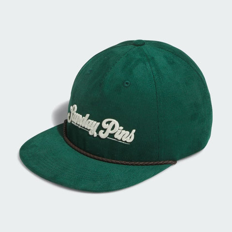 Casquette Leather Cord Sunday Pins - verte