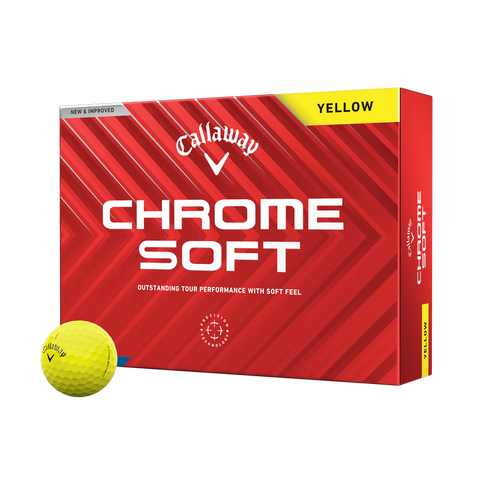 Balle Chrome Soft - jaune